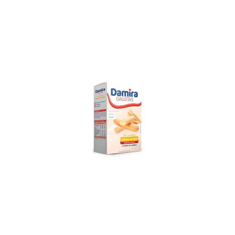 Damira Mis Primeras Galletas Sin Leche, 150 g, 6 bolsitas