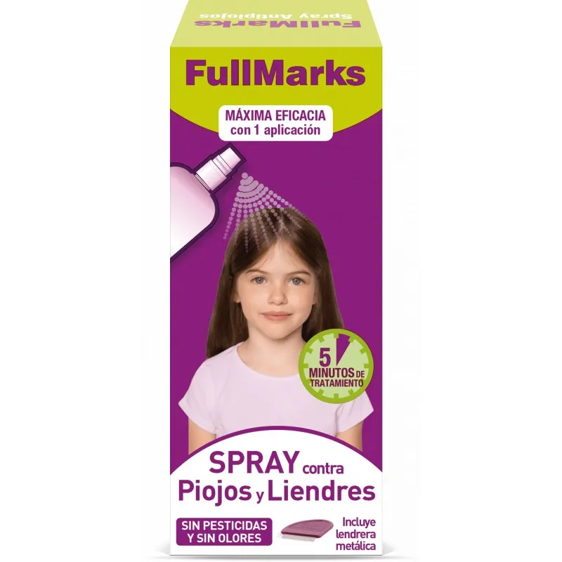 FullMarks Spray Antipiojos, 150ml. FullMarks Spray Antipiojos, 150ml.