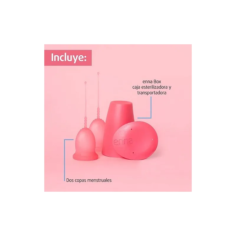 Enna cycle original copa menstrual, talla S contenido