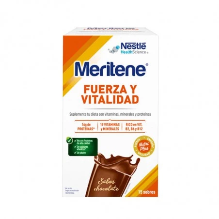 Meritene Sabor Chocolate, 15 sobres