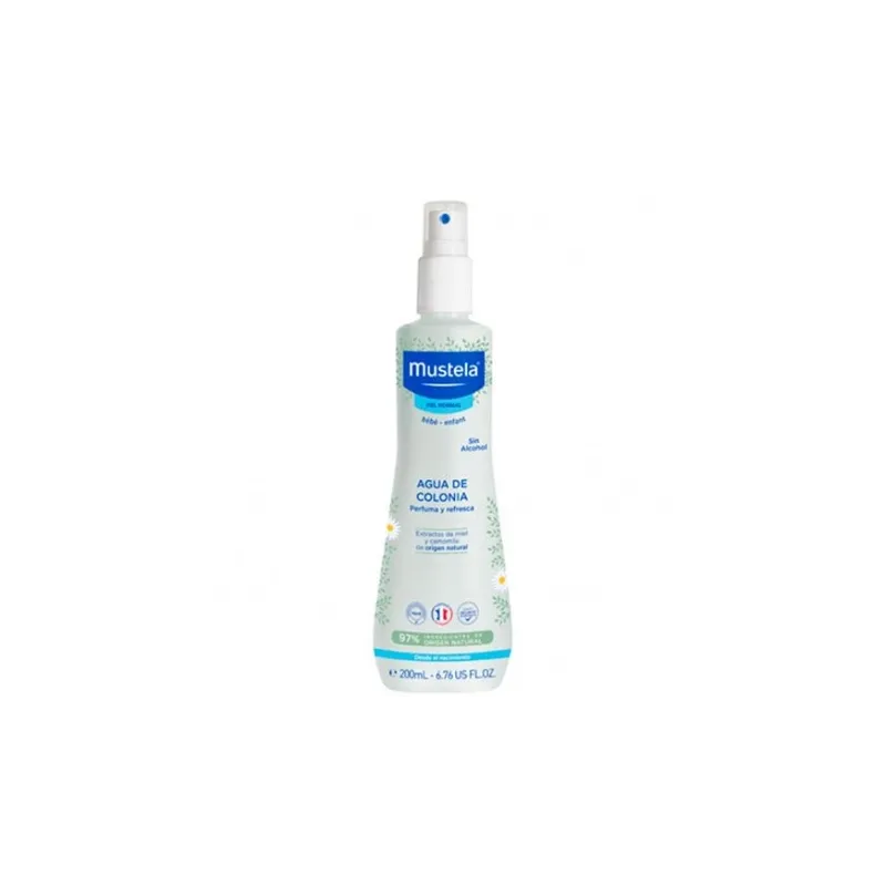 Mustela Agua de colonia sin alcohol, 200ml