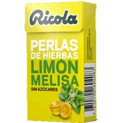 Ricola Perlas de Hierbas limón melisa, 25g
