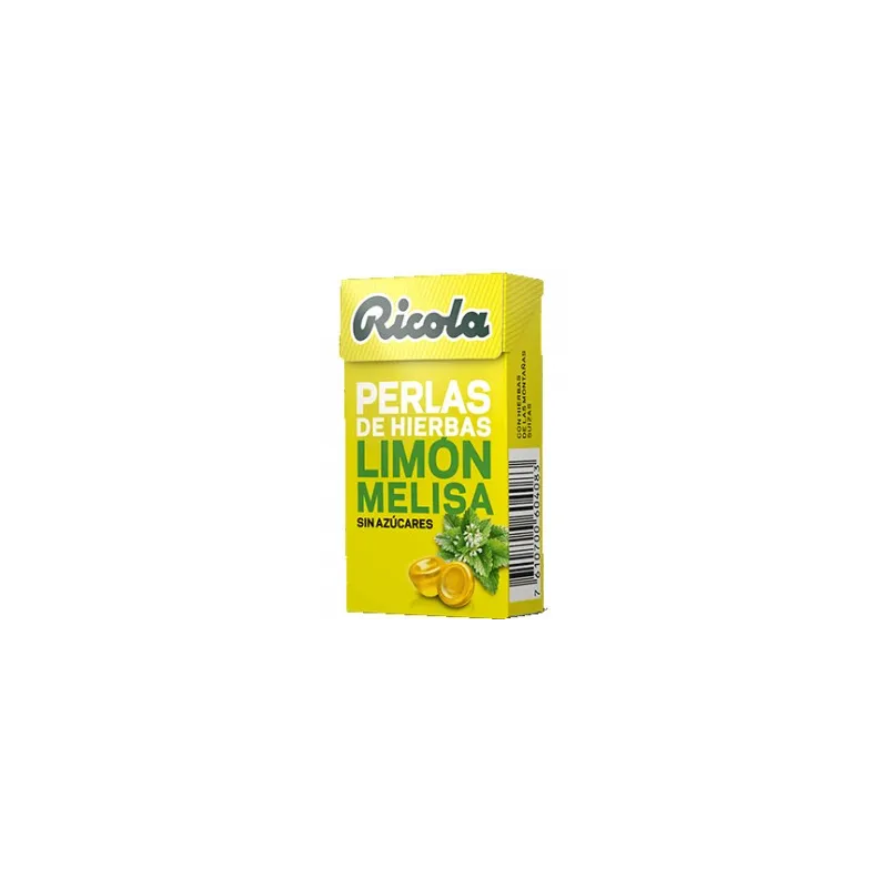 Ricola Perlas de Hierbas limón melisa, 25g