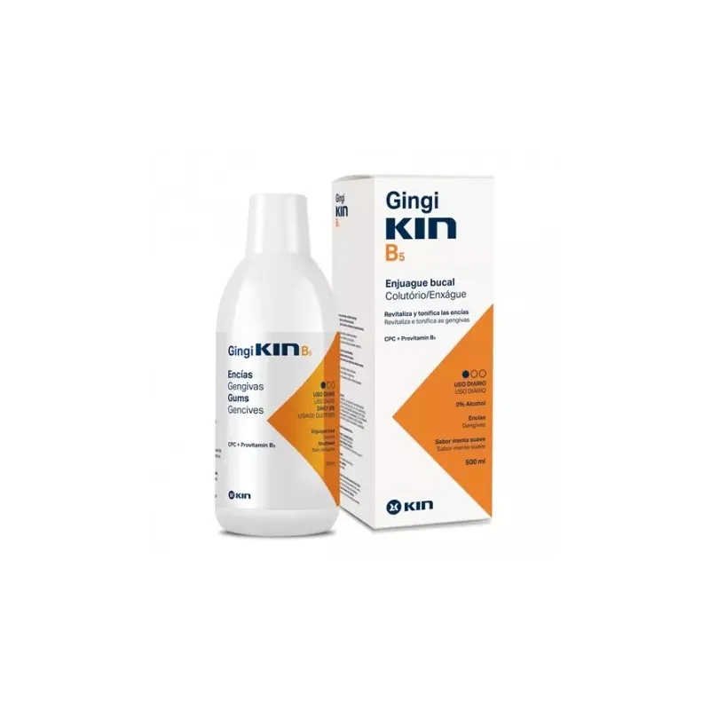 Gingikin B5 Enjuague Bucal, 500ml. Gingikin B5 Enjuague Bucal, 500ml.