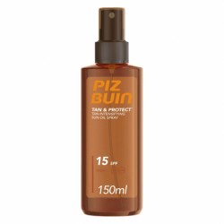 Piz Buin SPF15 Aceite Acelerador Spray, 150ml.