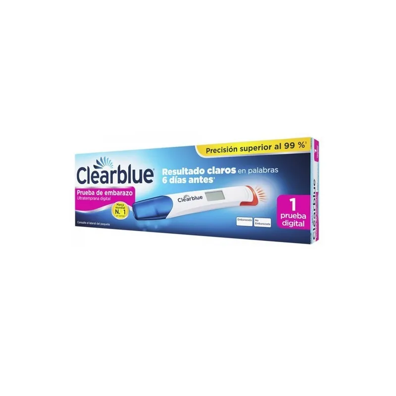 Clearblue Prueba Embarazo Ultratemprana Digital, 1 test.