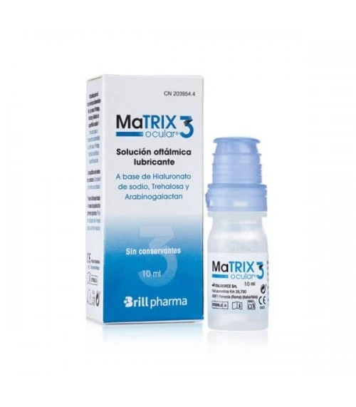 Matrix Ocular 3 Solución Oftálmica Lubricante, 10 ml