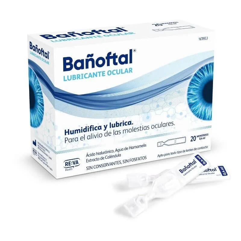 BAÑOFTAL BAÑO OCULAR  20 MONODOSIS 0.4 ML