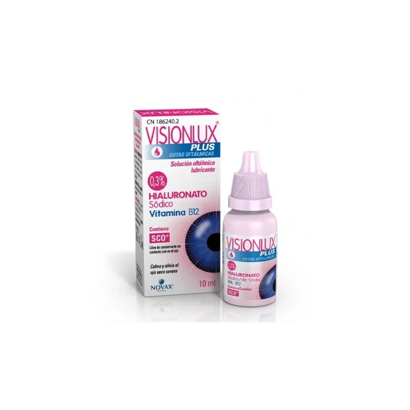 Visionlux Plus solución oftálmica, 10ml. Visionlux Plus solución oftálmica, 10ml.