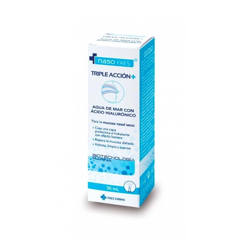 Naso Faes Triple Acción Limpieza Nasal, 30ml.