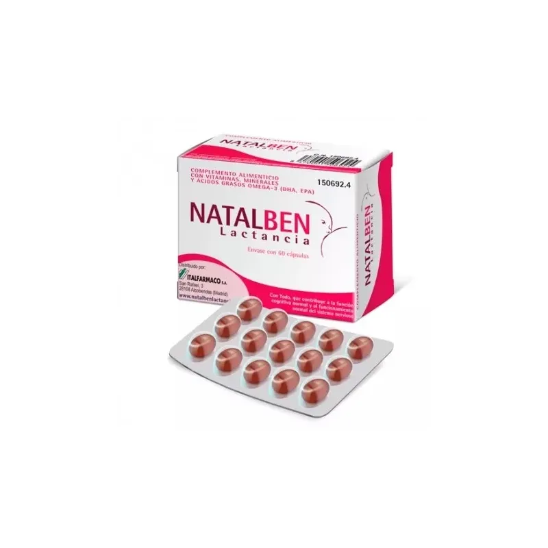 Natalben Lactancia, 60 cápsulas