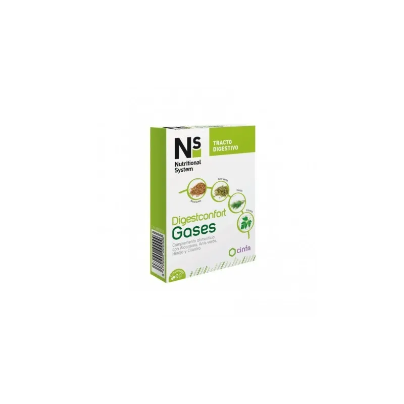 NS DigestConfort Gases, 60 Comp. NS DigestConfort Gases, 60 Comp.