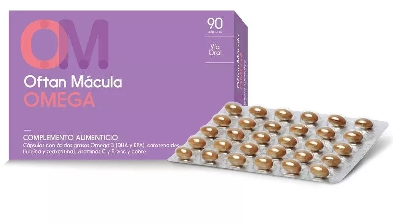 Oftan Macula Omega, 90 caps.