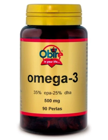 Obire Omega-3 500 mg, 90 Perlas.