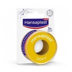 Hansaplast Esparadrapo Hipoalergénico Soft 5m x 2,5cm