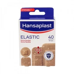 Hansaplast Elastic Apósito Adhesivo Tamaños Surtidos, 40 Uds.