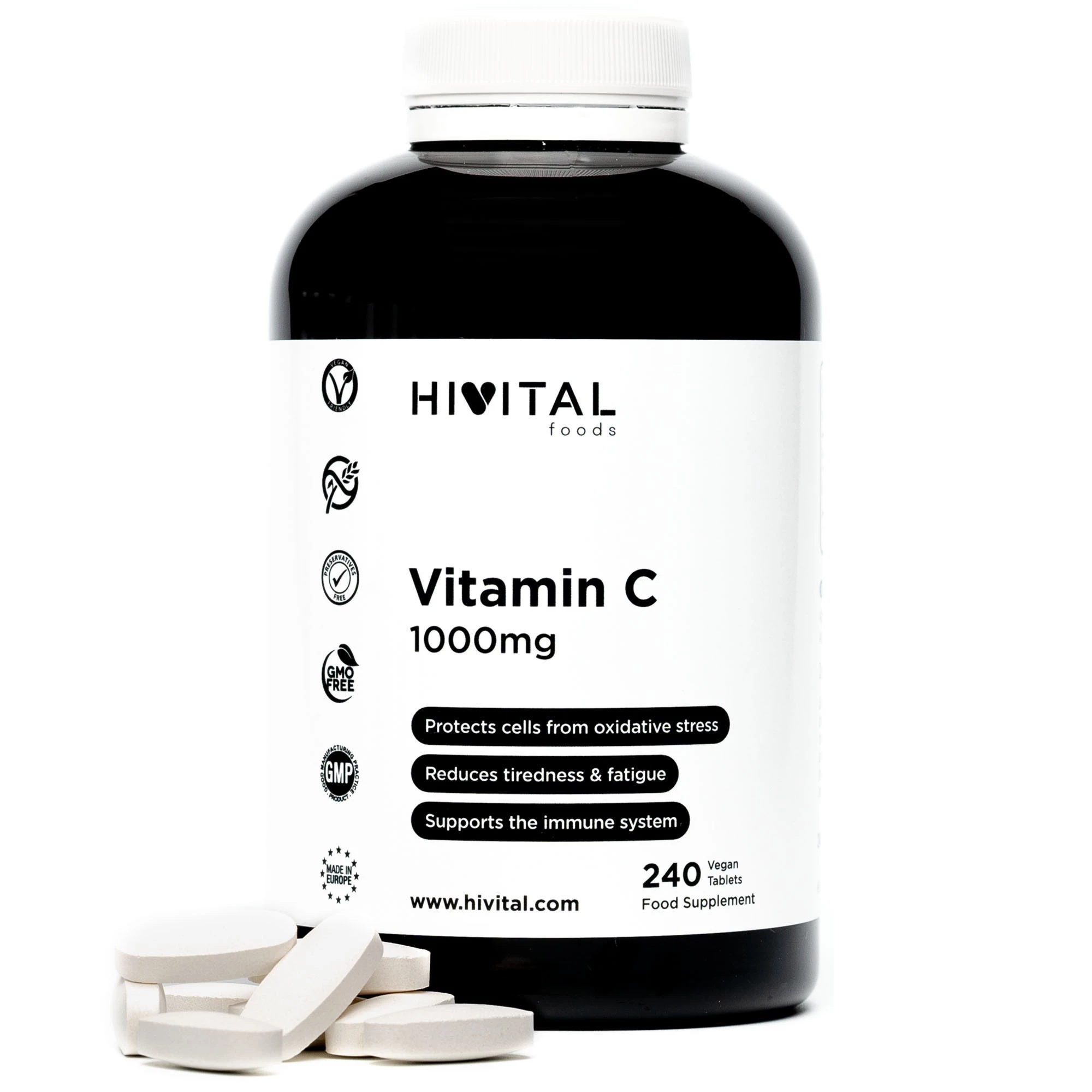 Hivital Vitamina C 1000 mg, 240 Comp.
