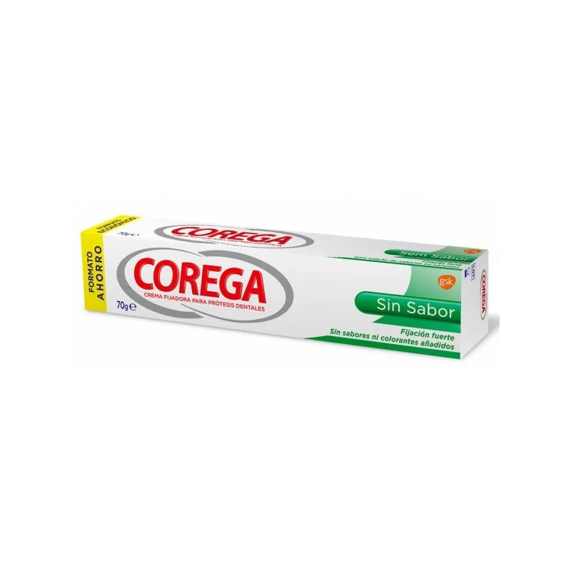 Corega Crema Extra Fuerte Sin sabor, 75ml