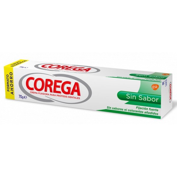 Corega Crema Extra Fuerte Sin sabor, 75ml