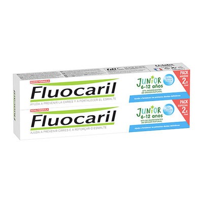 Flucaril Junior Gel Bubble 6-12 años, 2x75ml.