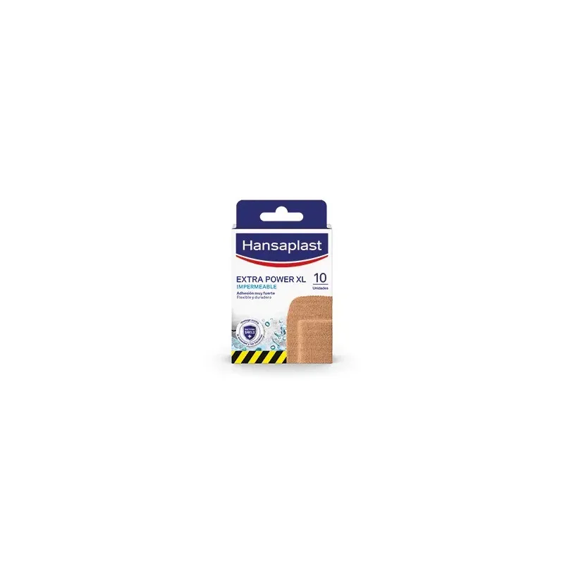 Hansaplast Extra Power XL Apósito Adhesivo 95x50 mm, 10 Uds. Hansaplast Extra Power XL Apósito Adhesivo 95x50 mm, 10 Uds.
