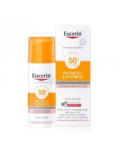 Eucerin Sun Fluid Pigment Control SPF50+, 50ml.