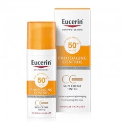 Eucerin Sun CC creme Protección solar con color FPS50+, 50ml.