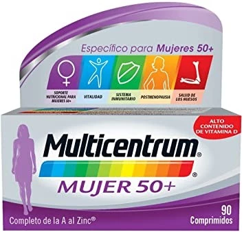 Multicentrum Mujer 50+, 90 comp.