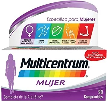 Multicentrum mujer. 90 comprimidos