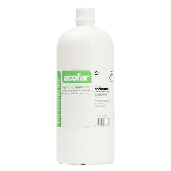 Acofar Agua Oxigenada 5%, 1000 ml.