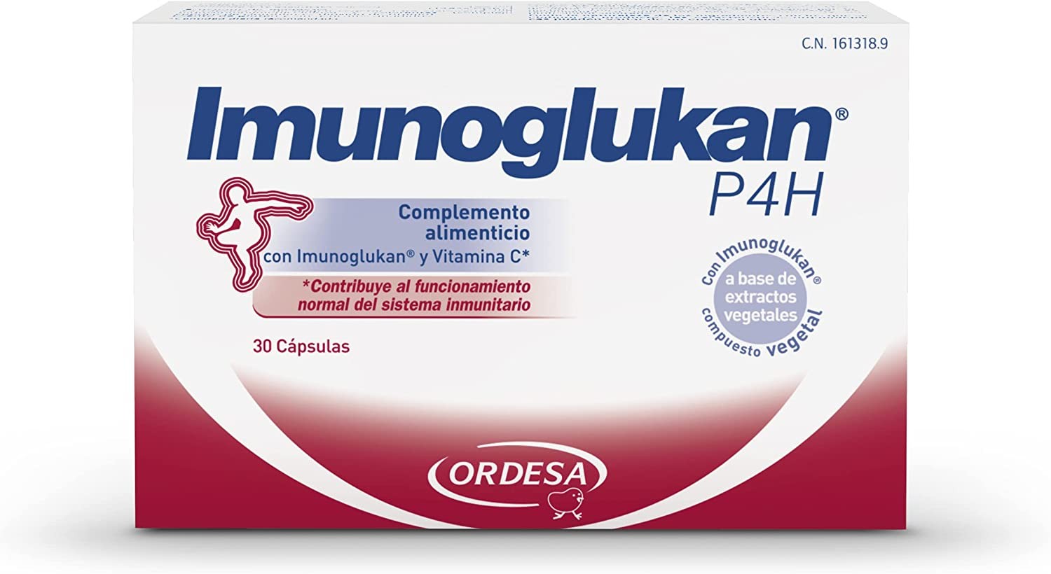Imunoglukan P4H, 30 cápsulas.
