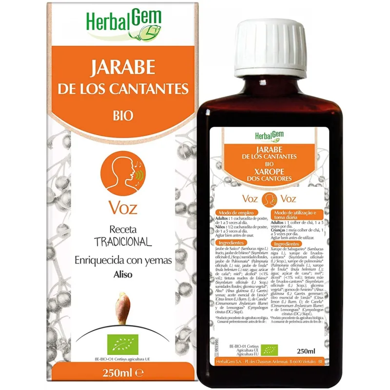 PRANAROM JARABE DE LOS CANTANTES 250ML PRANAROM JARABE DE LOS CANTANTES 250ML