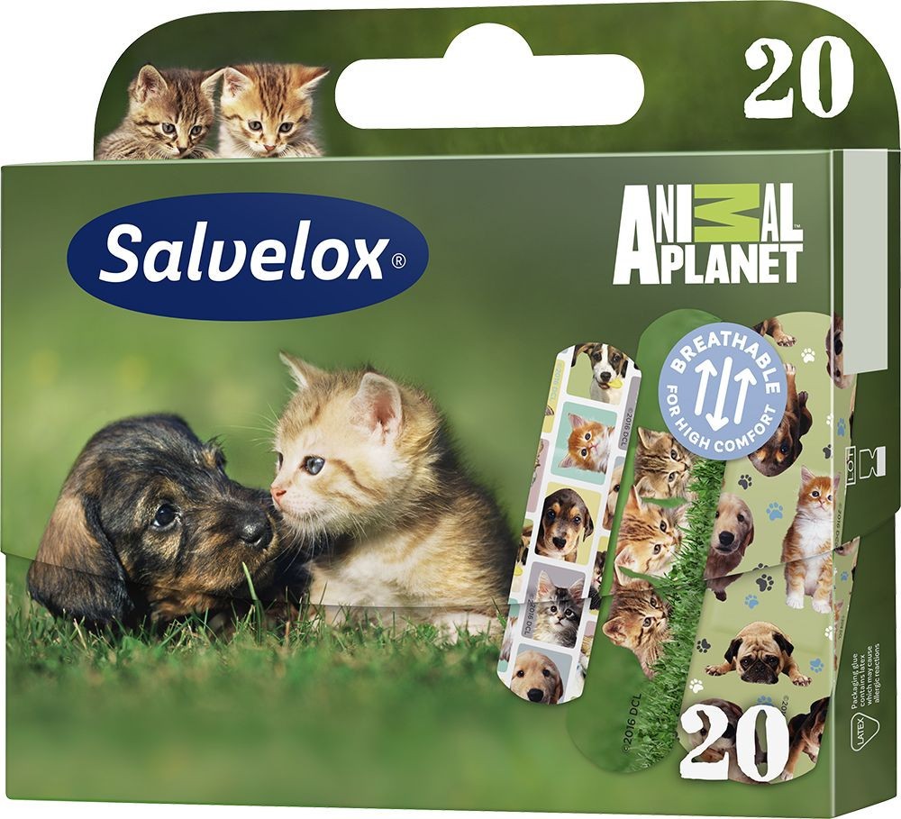 Salvelox Aposito Adhesivo Animales, 20 Ud.