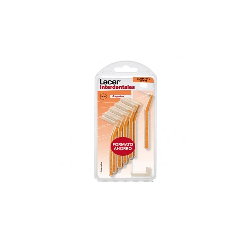 Lacer Interdental angular extrafino suave, 10uds.