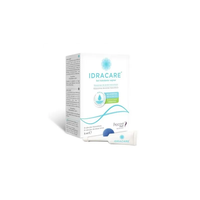 Idracare Gel Hidratante Vaginal, 8 Cánulas.