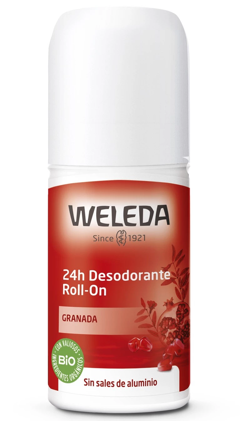 Weleda Granada Desodorante 24h Roll-on, 50ml.