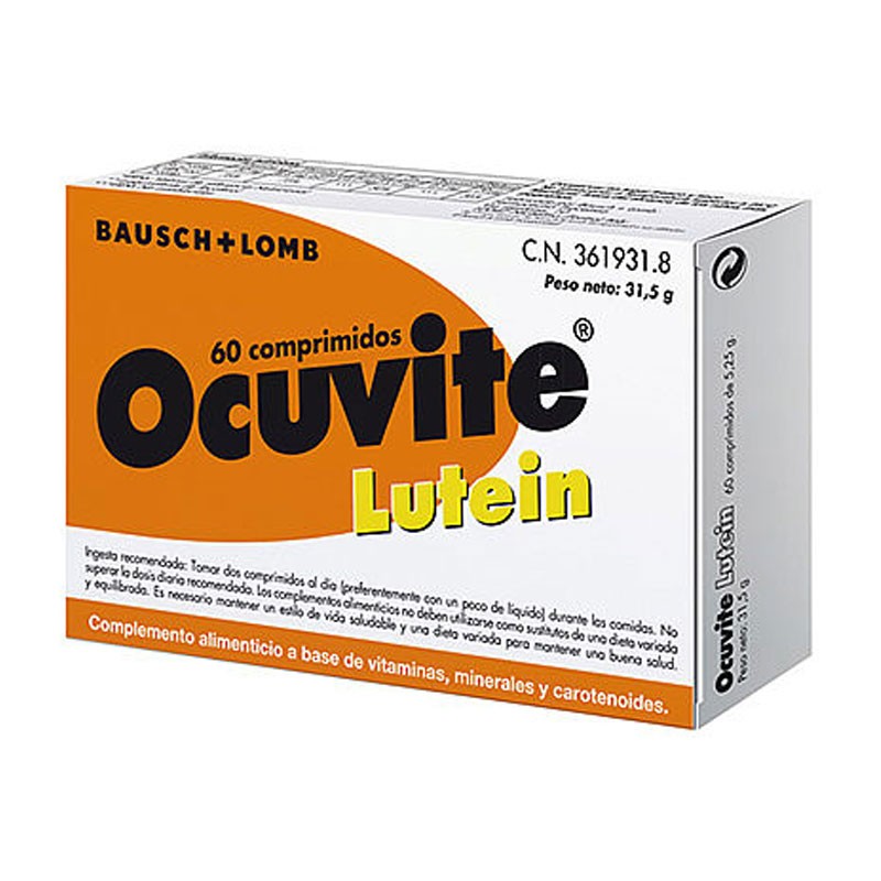 Ocuvite Lutein, 60 comprimidos