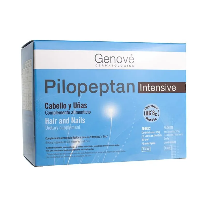 Pilopeptan Intensive, 15 Sobres.