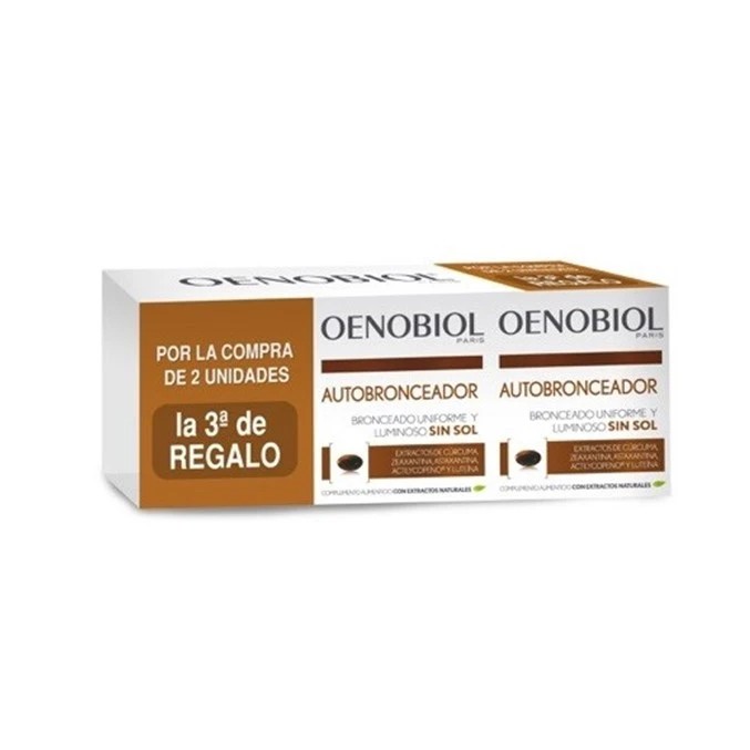 Comprar Comprar Oenobiol Autobronceador Triplo 90 Cápsulas Al Mejor