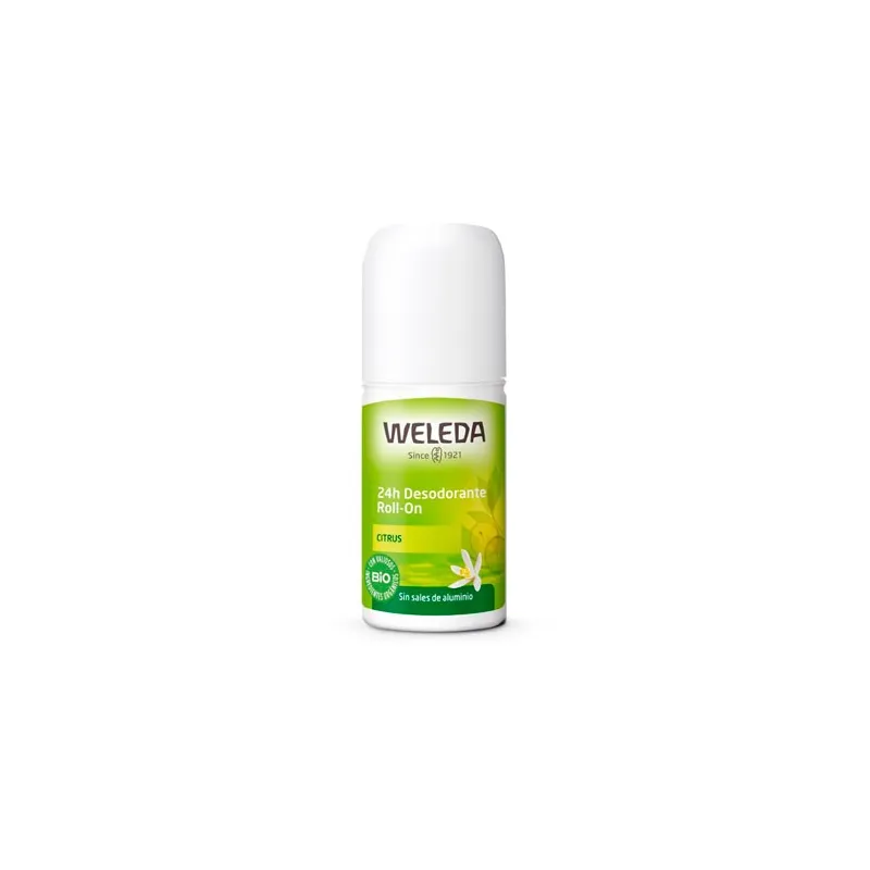 Weleda Desodorante 24h Citrus Roll-on, 50ml.