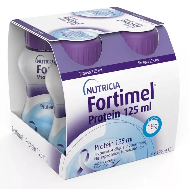 Nutricia Fortimel Compact Protein Sabor neutro, 4x125 ml. Nutricia Fortimel Compact Protein Sabor neutro, 4x125 ml.