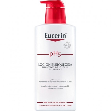 Eucerin pH5 Loción enriquecida piel sensible, 400ml.