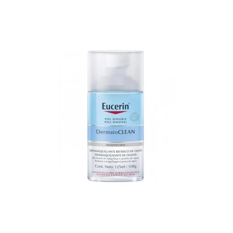 Eucerin DermatoCLEAN desmaquillante ojos, 125ml. Eucerin DermatoCLEAN desmaquillante ojos, 125ml.