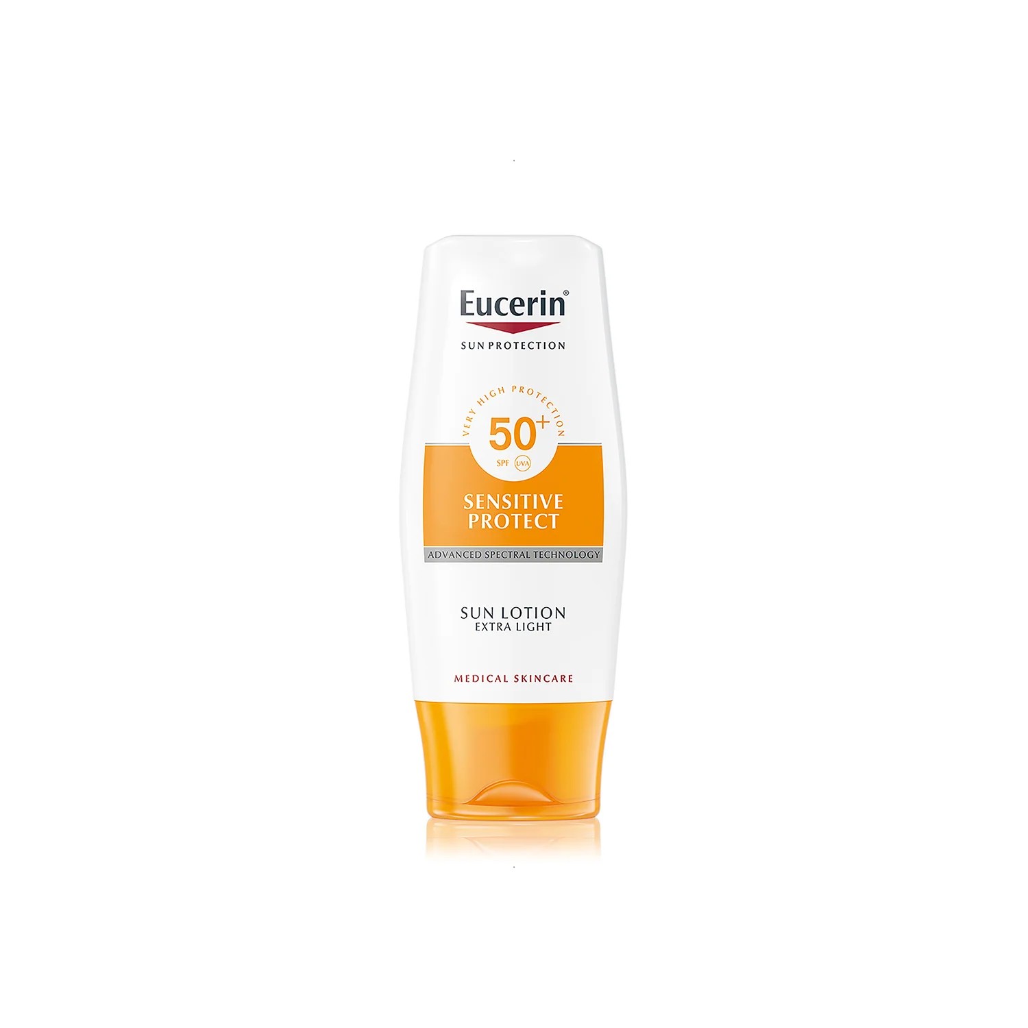 Eucerin Sun Loción Extra Light SPF50, 150ml.