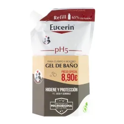 Eucerin pH5 Gel de Baño Refill, 400ml.