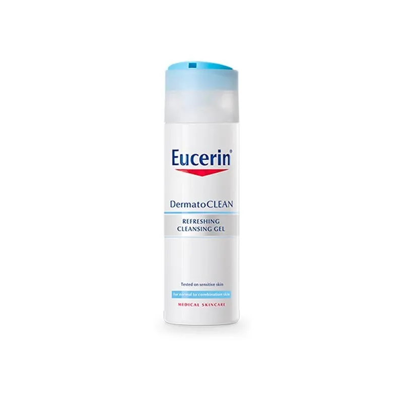 Eucerin DermatoCLEAN Gel Limpiador Refrescante, 200ml