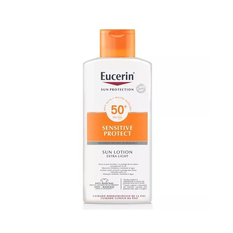 Eucerin Sun loción textura muy ligera SPF50, 400ml
