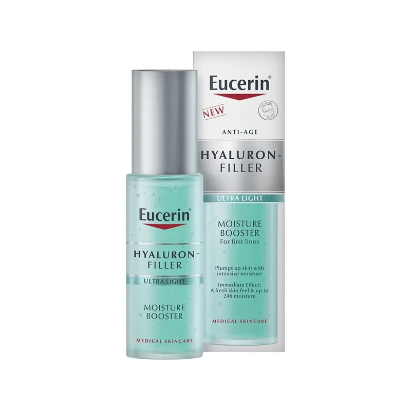 Eucerin Hyaluron Filler ultra light moisture booster, 30ml. Eucerin Hyaluron Filler ultra light moisture booster, 30ml.
