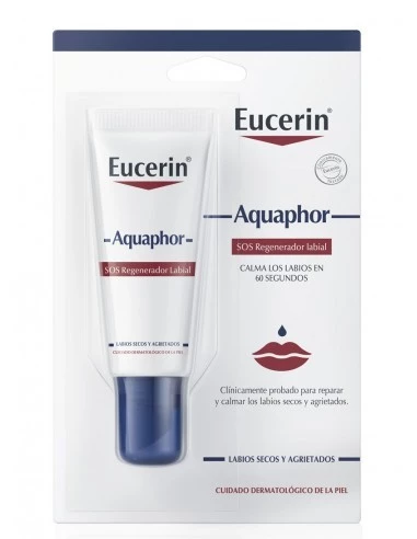 Eucerin Aquaphor SOS Regenerador Labial, 10ml.