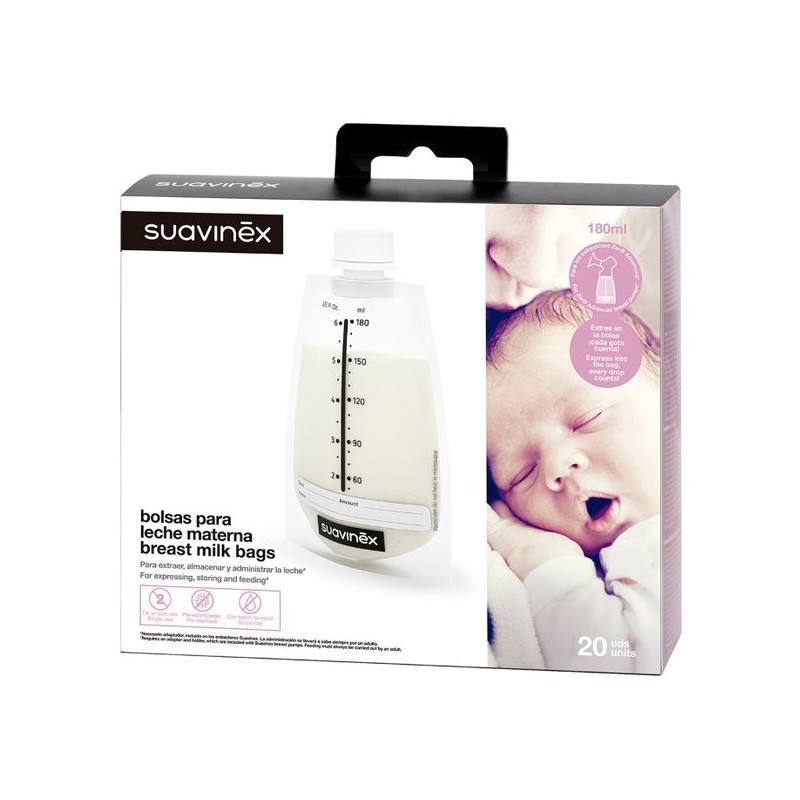 Suavinex Bolsas Almacenaje Rosca, 20Uds.